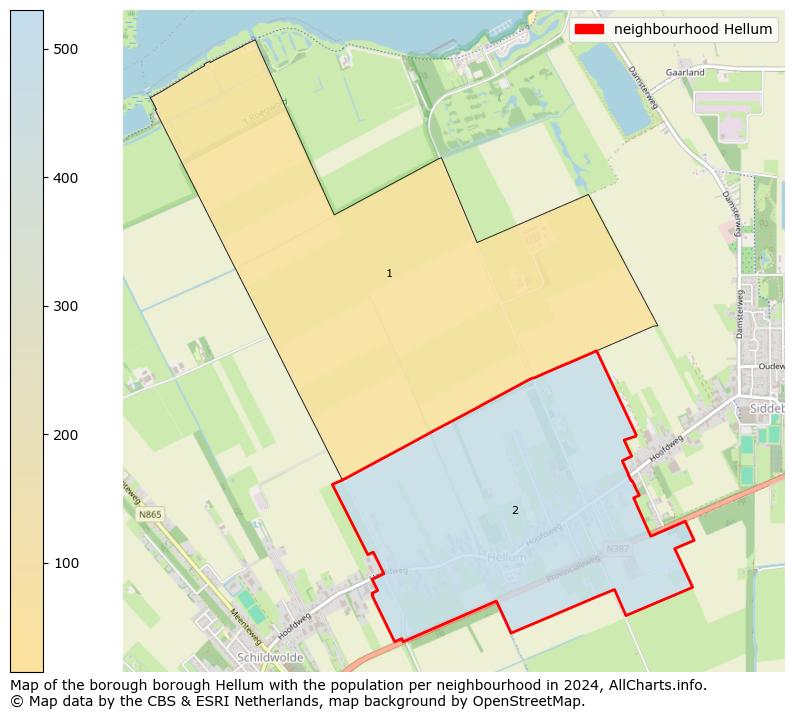 Image of the neighbourhood Hellum at the map. This image is used as introduction to this page. This page shows a lot of information about the population in the neighbourhood Hellum (such as the distribution by age groups of the residents, the composition of households, whether inhabitants are natives or Dutch with an immigration background, data about the houses (numbers, types, price development, use, type of property, ...) and more (car ownership, energy consumption, ...) based on open data from the Dutch Central Bureau of Statistics and various other sources!