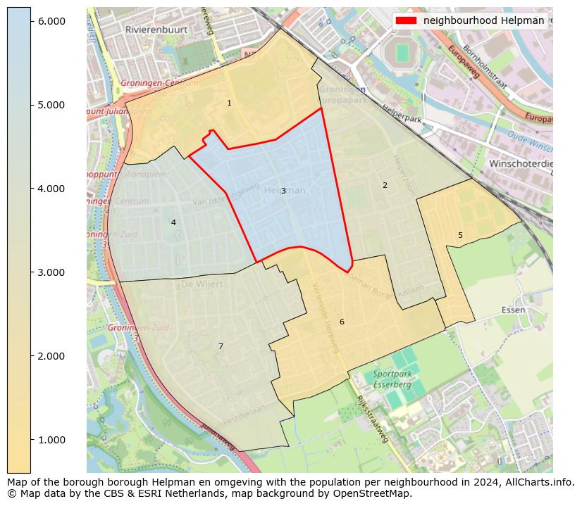 Image of the neighbourhood Helpman at the map. This image is used as introduction to this page. This page shows a lot of information about the population in the neighbourhood Helpman (such as the distribution by age groups of the residents, the composition of households, whether inhabitants are natives or Dutch with an immigration background, data about the houses (numbers, types, price development, use, type of property, ...) and more (car ownership, energy consumption, ...) based on open data from the Dutch Central Bureau of Statistics and various other sources!