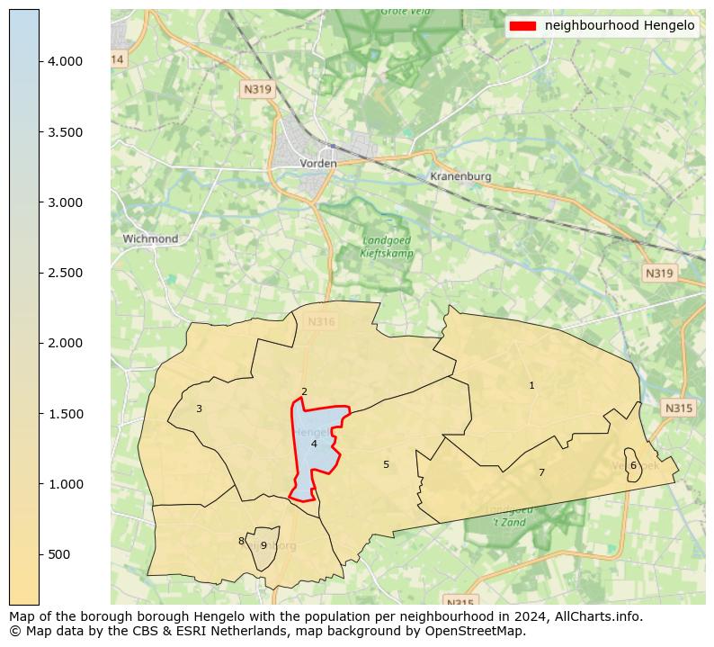 Image of the neighbourhood Hengelo at the map. This image is used as introduction to this page. This page shows a lot of information about the population in the neighbourhood Hengelo (such as the distribution by age groups of the residents, the composition of households, whether inhabitants are natives or Dutch with an immigration background, data about the houses (numbers, types, price development, use, type of property, ...) and more (car ownership, energy consumption, ...) based on open data from the Dutch Central Bureau of Statistics and various other sources!