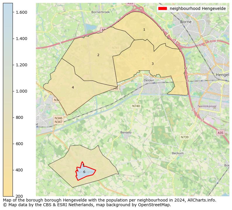 Image of the neighbourhood Hengevelde at the map. This image is used as introduction to this page. This page shows a lot of information about the population in the neighbourhood Hengevelde (such as the distribution by age groups of the residents, the composition of households, whether inhabitants are natives or Dutch with an immigration background, data about the houses (numbers, types, price development, use, type of property, ...) and more (car ownership, energy consumption, ...) based on open data from the Dutch Central Bureau of Statistics and various other sources!