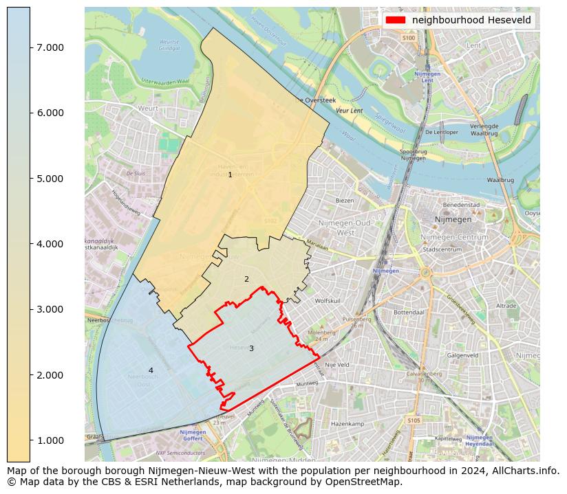 Image of the neighbourhood Heseveld at the map. This image is used as introduction to this page. This page shows a lot of information about the population in the neighbourhood Heseveld (such as the distribution by age groups of the residents, the composition of households, whether inhabitants are natives or Dutch with an immigration background, data about the houses (numbers, types, price development, use, type of property, ...) and more (car ownership, energy consumption, ...) based on open data from the Dutch Central Bureau of Statistics and various other sources!