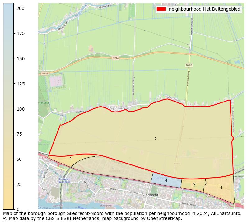 Image of the neighbourhood Het Buitengebied at the map. This image is used as introduction to this page. This page shows a lot of information about the population in the neighbourhood Het Buitengebied (such as the distribution by age groups of the residents, the composition of households, whether inhabitants are natives or Dutch with an immigration background, data about the houses (numbers, types, price development, use, type of property, ...) and more (car ownership, energy consumption, ...) based on open data from the Dutch Central Bureau of Statistics and various other sources!