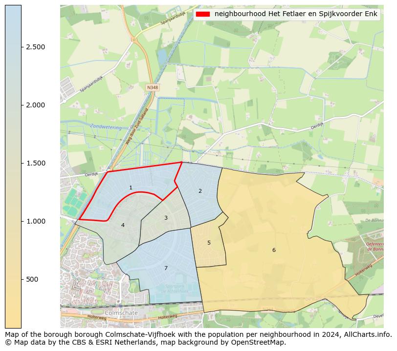 Image of the neighbourhood Het Fetlaer en Spijkvoorder Enk at the map. This image is used as introduction to this page. This page shows a lot of information about the population in the neighbourhood Het Fetlaer en Spijkvoorder Enk (such as the distribution by age groups of the residents, the composition of households, whether inhabitants are natives or Dutch with an immigration background, data about the houses (numbers, types, price development, use, type of property, ...) and more (car ownership, energy consumption, ...) based on open data from the Dutch Central Bureau of Statistics and various other sources!