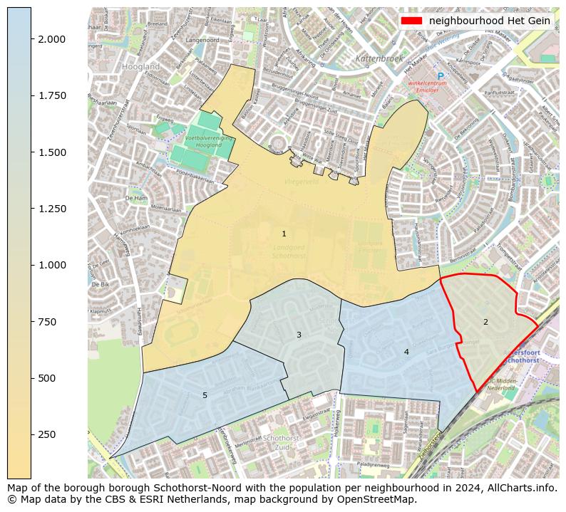 Image of the neighbourhood Het Gein at the map. This image is used as introduction to this page. This page shows a lot of information about the population in the neighbourhood Het Gein (such as the distribution by age groups of the residents, the composition of households, whether inhabitants are natives or Dutch with an immigration background, data about the houses (numbers, types, price development, use, type of property, ...) and more (car ownership, energy consumption, ...) based on open data from the Dutch Central Bureau of Statistics and various other sources!