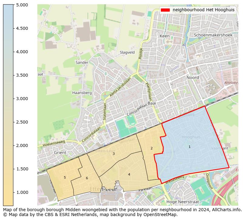 Image of the neighbourhood Het Hooghuis at the map. This image is used as introduction to this page. This page shows a lot of information about the population in the neighbourhood Het Hooghuis (such as the distribution by age groups of the residents, the composition of households, whether inhabitants are natives or Dutch with an immigration background, data about the houses (numbers, types, price development, use, type of property, ...) and more (car ownership, energy consumption, ...) based on open data from the Dutch Central Bureau of Statistics and various other sources!