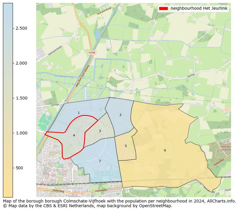 Image of the neighbourhood Het Jeurlink at the map. This image is used as introduction to this page. This page shows a lot of information about the population in the neighbourhood Het Jeurlink (such as the distribution by age groups of the residents, the composition of households, whether inhabitants are natives or Dutch with an immigration background, data about the houses (numbers, types, price development, use, type of property, ...) and more (car ownership, energy consumption, ...) based on open data from the Dutch Central Bureau of Statistics and various other sources!