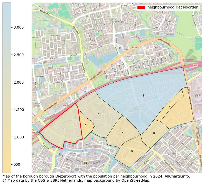 Image of the neighbourhood Het Noorden at the map. This image is used as introduction to this page. This page shows a lot of information about the population in the neighbourhood Het Noorden (such as the distribution by age groups of the residents, the composition of households, whether inhabitants are natives or Dutch with an immigration background, data about the houses (numbers, types, price development, use, type of property, ...) and more (car ownership, energy consumption, ...) based on open data from the Dutch Central Bureau of Statistics and various other sources!