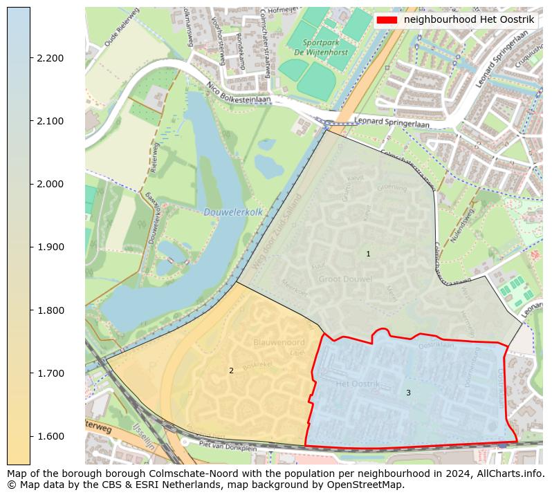 Image of the neighbourhood Het Oostrik at the map. This image is used as introduction to this page. This page shows a lot of information about the population in the neighbourhood Het Oostrik (such as the distribution by age groups of the residents, the composition of households, whether inhabitants are natives or Dutch with an immigration background, data about the houses (numbers, types, price development, use, type of property, ...) and more (car ownership, energy consumption, ...) based on open data from the Dutch Central Bureau of Statistics and various other sources!