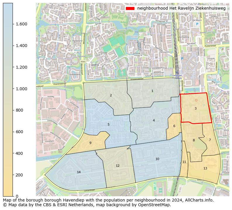 Image of the neighbourhood Het Ravelijn Ziekenhuisweg at the map. This image is used as introduction to this page. This page shows a lot of information about the population in the neighbourhood Het Ravelijn Ziekenhuisweg (such as the distribution by age groups of the residents, the composition of households, whether inhabitants are natives or Dutch with an immigration background, data about the houses (numbers, types, price development, use, type of property, ...) and more (car ownership, energy consumption, ...) based on open data from the Dutch Central Bureau of Statistics and various other sources!