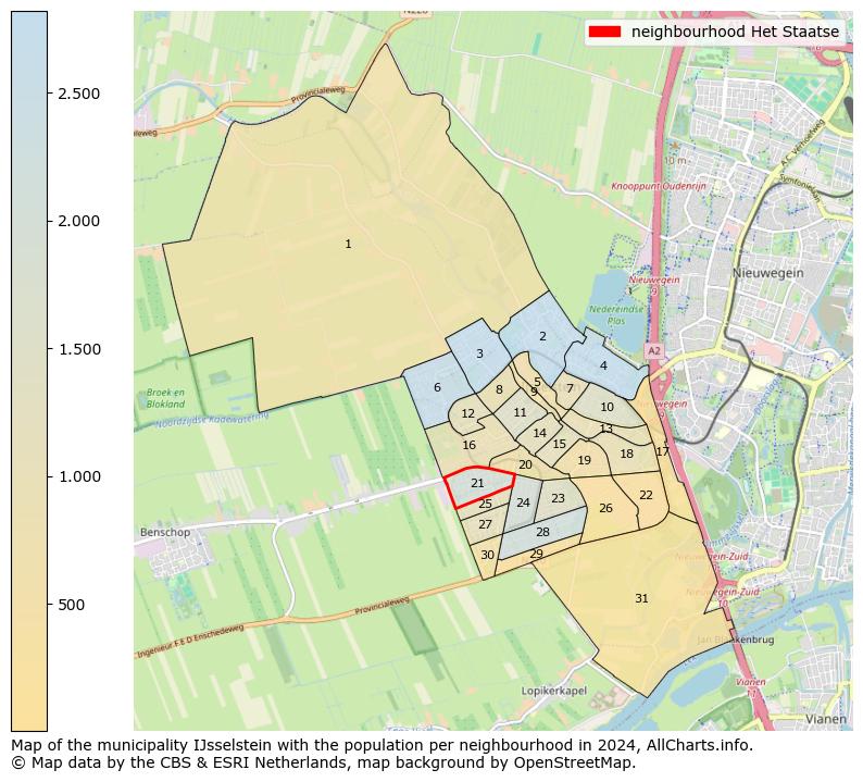 Image of the neighbourhood Het Staatse at the map. This image is used as introduction to this page. This page shows a lot of information about the population in the neighbourhood Het Staatse (such as the distribution by age groups of the residents, the composition of households, whether inhabitants are natives or Dutch with an immigration background, data about the houses (numbers, types, price development, use, type of property, ...) and more (car ownership, energy consumption, ...) based on open data from the Dutch Central Bureau of Statistics and various other sources!