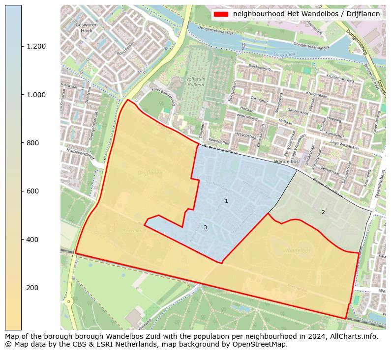 Image of the neighbourhood Het Wandelbos / Drijflanen at the map. This image is used as introduction to this page. This page shows a lot of information about the population in the neighbourhood Het Wandelbos / Drijflanen (such as the distribution by age groups of the residents, the composition of households, whether inhabitants are natives or Dutch with an immigration background, data about the houses (numbers, types, price development, use, type of property, ...) and more (car ownership, energy consumption, ...) based on open data from the Dutch Central Bureau of Statistics and various other sources!