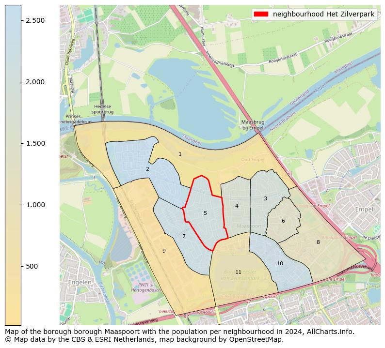 Image of the neighbourhood Het Zilverpark at the map. This image is used as introduction to this page. This page shows a lot of information about the population in the neighbourhood Het Zilverpark (such as the distribution by age groups of the residents, the composition of households, whether inhabitants are natives or Dutch with an immigration background, data about the houses (numbers, types, price development, use, type of property, ...) and more (car ownership, energy consumption, ...) based on open data from the Dutch Central Bureau of Statistics and various other sources!