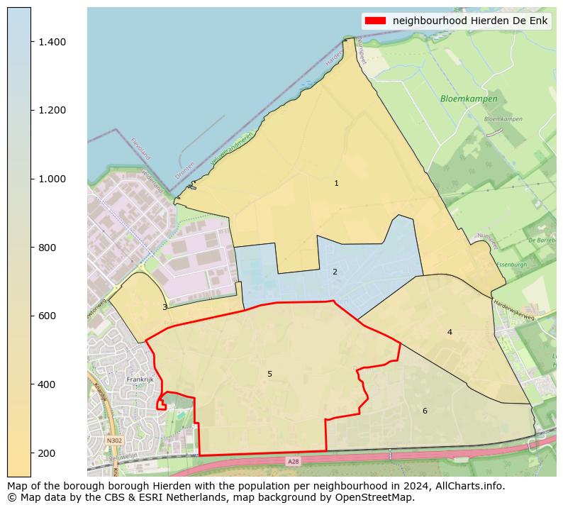 Image of the neighbourhood Hierden De Enk at the map. This image is used as introduction to this page. This page shows a lot of information about the population in the neighbourhood Hierden De Enk (such as the distribution by age groups of the residents, the composition of households, whether inhabitants are natives or Dutch with an immigration background, data about the houses (numbers, types, price development, use, type of property, ...) and more (car ownership, energy consumption, ...) based on open data from the Dutch Central Bureau of Statistics and various other sources!