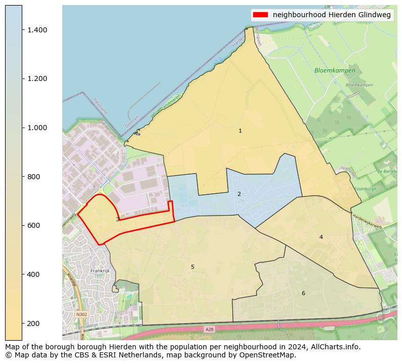 Image of the neighbourhood Hierden Glindweg at the map. This image is used as introduction to this page. This page shows a lot of information about the population in the neighbourhood Hierden Glindweg (such as the distribution by age groups of the residents, the composition of households, whether inhabitants are natives or Dutch with an immigration background, data about the houses (numbers, types, price development, use, type of property, ...) and more (car ownership, energy consumption, ...) based on open data from the Dutch Central Bureau of Statistics and various other sources!