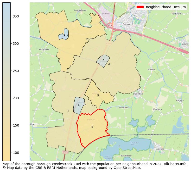 Image of the neighbourhood Hieslum at the map. This image is used as introduction to this page. This page shows a lot of information about the population in the neighbourhood Hieslum (such as the distribution by age groups of the residents, the composition of households, whether inhabitants are natives or Dutch with an immigration background, data about the houses (numbers, types, price development, use, type of property, ...) and more (car ownership, energy consumption, ...) based on open data from the Dutch Central Bureau of Statistics and various other sources!