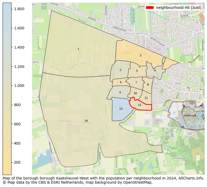 Image of the neighbourhood Hil (zuid) at the map. This image is used as introduction to this page. This page shows a lot of information about the population in the neighbourhood Hil (zuid) (such as the distribution by age groups of the residents, the composition of households, whether inhabitants are natives or Dutch with an immigration background, data about the houses (numbers, types, price development, use, type of property, ...) and more (car ownership, energy consumption, ...) based on open data from the Dutch Central Bureau of Statistics and various other sources!