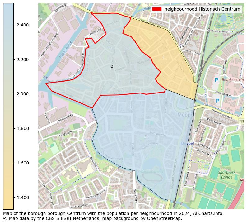 Image of the neighbourhood Historisch Centrum at the map. This image is used as introduction to this page. This page shows a lot of information about the population in the neighbourhood Historisch Centrum (such as the distribution by age groups of the residents, the composition of households, whether inhabitants are natives or Dutch with an immigration background, data about the houses (numbers, types, price development, use, type of property, ...) and more (car ownership, energy consumption, ...) based on open data from the Dutch Central Bureau of Statistics and various other sources!