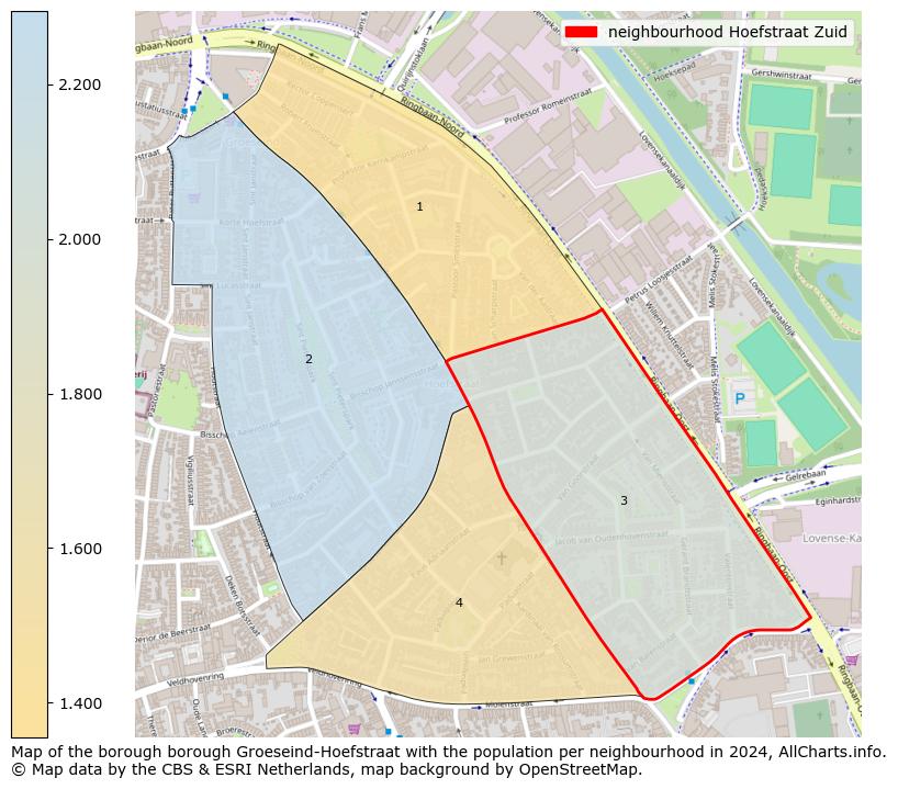 Image of the neighbourhood Hoefstraat Zuid at the map. This image is used as introduction to this page. This page shows a lot of information about the population in the neighbourhood Hoefstraat Zuid (such as the distribution by age groups of the residents, the composition of households, whether inhabitants are natives or Dutch with an immigration background, data about the houses (numbers, types, price development, use, type of property, ...) and more (car ownership, energy consumption, ...) based on open data from the Dutch Central Bureau of Statistics and various other sources!