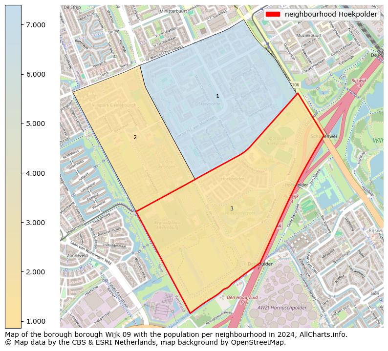 Image of the neighbourhood Hoekpolder at the map. This image is used as introduction to this page. This page shows a lot of information about the population in the neighbourhood Hoekpolder (such as the distribution by age groups of the residents, the composition of households, whether inhabitants are natives or Dutch with an immigration background, data about the houses (numbers, types, price development, use, type of property, ...) and more (car ownership, energy consumption, ...) based on open data from the Dutch Central Bureau of Statistics and various other sources!