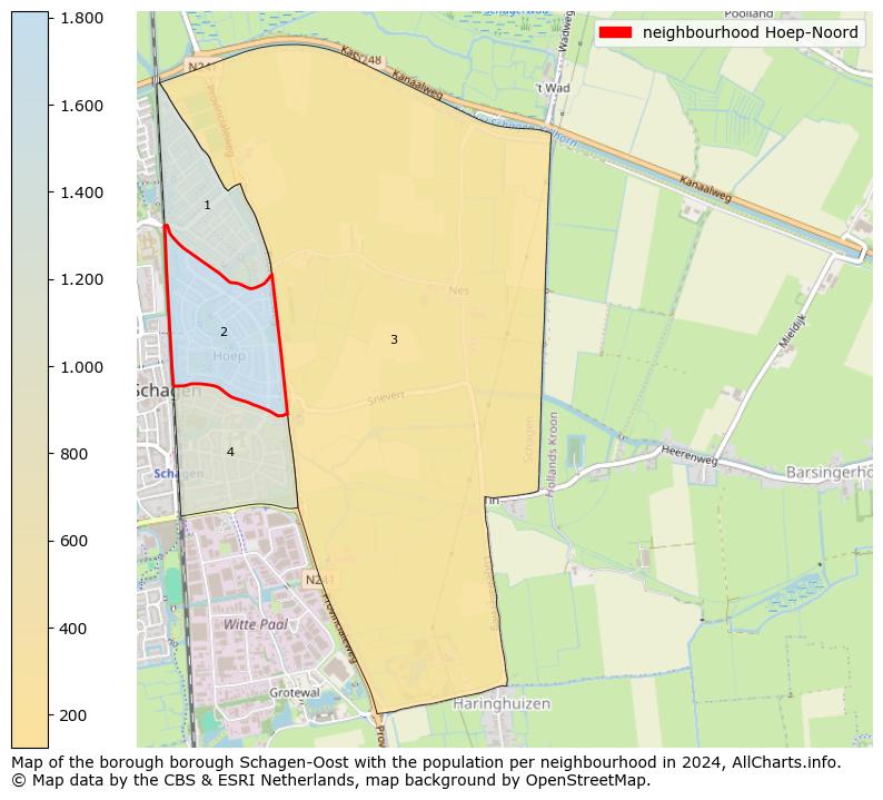 Image of the neighbourhood Hoep-Noord at the map. This image is used as introduction to this page. This page shows a lot of information about the population in the neighbourhood Hoep-Noord (such as the distribution by age groups of the residents, the composition of households, whether inhabitants are natives or Dutch with an immigration background, data about the houses (numbers, types, price development, use, type of property, ...) and more (car ownership, energy consumption, ...) based on open data from the Dutch Central Bureau of Statistics and various other sources!