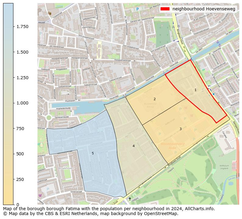 Image of the neighbourhood Hoevenseweg at the map. This image is used as introduction to this page. This page shows a lot of information about the population in the neighbourhood Hoevenseweg (such as the distribution by age groups of the residents, the composition of households, whether inhabitants are natives or Dutch with an immigration background, data about the houses (numbers, types, price development, use, type of property, ...) and more (car ownership, energy consumption, ...) based on open data from the Dutch Central Bureau of Statistics and various other sources!