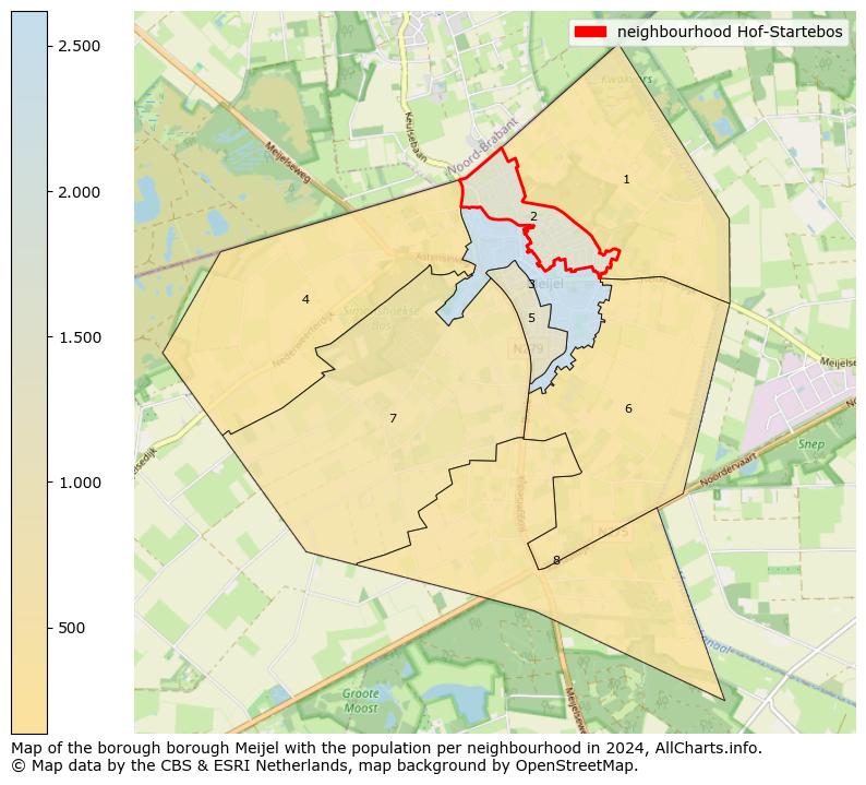 Image of the neighbourhood Hof-Startebos at the map. This image is used as introduction to this page. This page shows a lot of information about the population in the neighbourhood Hof-Startebos (such as the distribution by age groups of the residents, the composition of households, whether inhabitants are natives or Dutch with an immigration background, data about the houses (numbers, types, price development, use, type of property, ...) and more (car ownership, energy consumption, ...) based on open data from the Dutch Central Bureau of Statistics and various other sources!