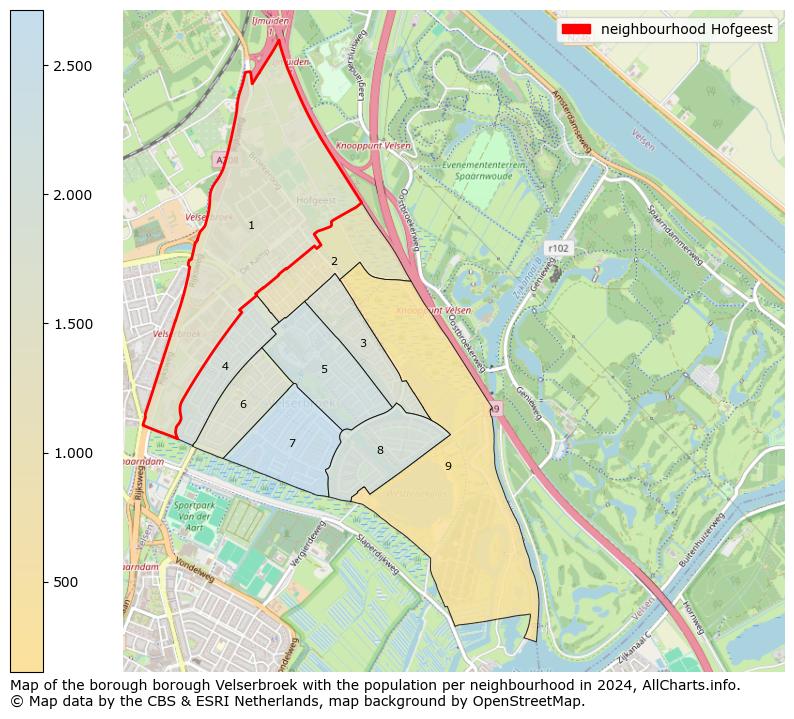 Image of the neighbourhood Hofgeest at the map. This image is used as introduction to this page. This page shows a lot of information about the population in the neighbourhood Hofgeest (such as the distribution by age groups of the residents, the composition of households, whether inhabitants are natives or Dutch with an immigration background, data about the houses (numbers, types, price development, use, type of property, ...) and more (car ownership, energy consumption, ...) based on open data from the Dutch Central Bureau of Statistics and various other sources!