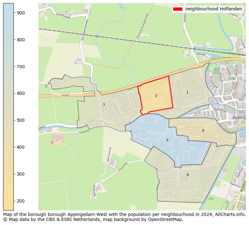 Image of the neighbourhood Hoflanden at the map. This image is used as introduction to this page. This page shows a lot of information about the population in the neighbourhood Hoflanden (such as the distribution by age groups of the residents, the composition of households, whether inhabitants are natives or Dutch with an immigration background, data about the houses (numbers, types, price development, use, type of property, ...) and more (car ownership, energy consumption, ...) based on open data from the Dutch Central Bureau of Statistics and various other sources!