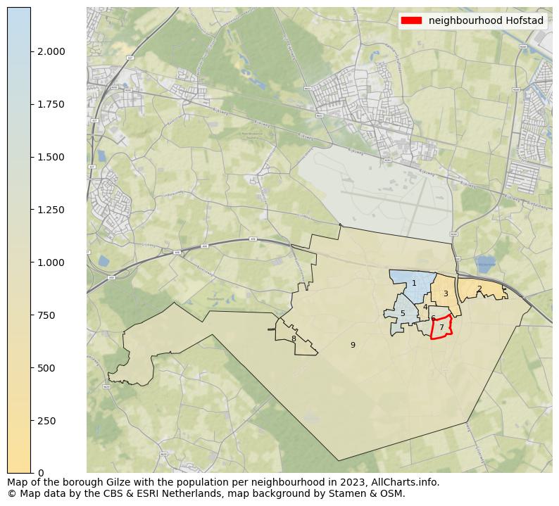 Map of the borough Gilze with the population per neighbourhood in 2023. This page shows a lot of information about residents (such as the distribution by age groups, family composition, gender, native or Dutch with an immigration background, ...), homes (numbers, types, price development, use, type of property, ...) and more (car ownership, energy consumption, ...) based on open data from the Dutch Central Bureau of Statistics and various other sources!