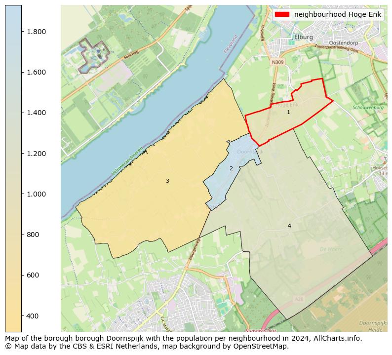 Image of the neighbourhood Hoge Enk at the map. This image is used as introduction to this page. This page shows a lot of information about the population in the neighbourhood Hoge Enk (such as the distribution by age groups of the residents, the composition of households, whether inhabitants are natives or Dutch with an immigration background, data about the houses (numbers, types, price development, use, type of property, ...) and more (car ownership, energy consumption, ...) based on open data from the Dutch Central Bureau of Statistics and various other sources!