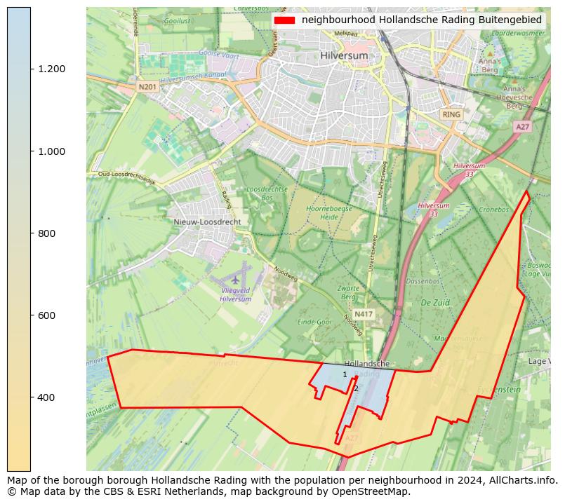 Image of the neighbourhood Hollandsche Rading Buitengebied at the map. This image is used as introduction to this page. This page shows a lot of information about the population in the neighbourhood Hollandsche Rading Buitengebied (such as the distribution by age groups of the residents, the composition of households, whether inhabitants are natives or Dutch with an immigration background, data about the houses (numbers, types, price development, use, type of property, ...) and more (car ownership, energy consumption, ...) based on open data from the Dutch Central Bureau of Statistics and various other sources!