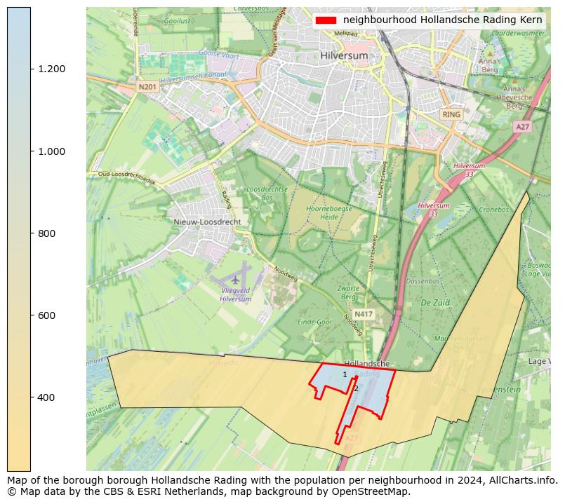 Image of the neighbourhood Hollandsche Rading Kern at the map. This image is used as introduction to this page. This page shows a lot of information about the population in the neighbourhood Hollandsche Rading Kern (such as the distribution by age groups of the residents, the composition of households, whether inhabitants are natives or Dutch with an immigration background, data about the houses (numbers, types, price development, use, type of property, ...) and more (car ownership, energy consumption, ...) based on open data from the Dutch Central Bureau of Statistics and various other sources!