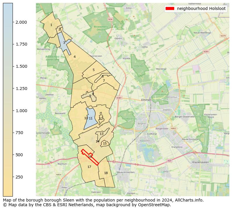 Image of the neighbourhood Holsloot at the map. This image is used as introduction to this page. This page shows a lot of information about the population in the neighbourhood Holsloot (such as the distribution by age groups of the residents, the composition of households, whether inhabitants are natives or Dutch with an immigration background, data about the houses (numbers, types, price development, use, type of property, ...) and more (car ownership, energy consumption, ...) based on open data from the Dutch Central Bureau of Statistics and various other sources!