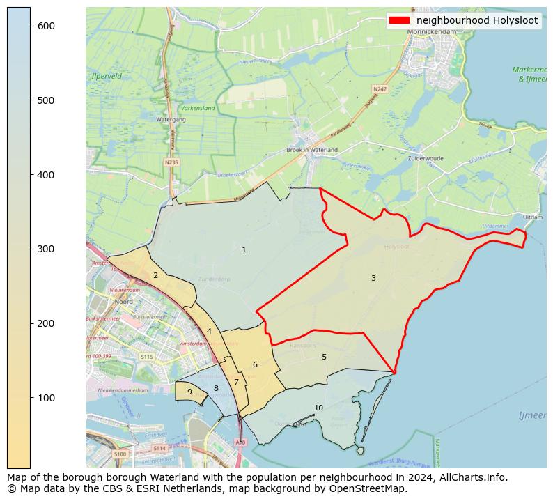 Image of the neighbourhood Holysloot at the map. This image is used as introduction to this page. This page shows a lot of information about the population in the neighbourhood Holysloot (such as the distribution by age groups of the residents, the composition of households, whether inhabitants are natives or Dutch with an immigration background, data about the houses (numbers, types, price development, use, type of property, ...) and more (car ownership, energy consumption, ...) based on open data from the Dutch Central Bureau of Statistics and various other sources!