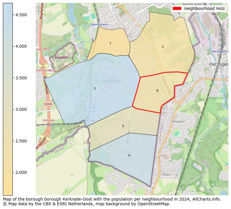 Image of the neighbourhood Holz at the map. This image is used as introduction to this page. This page shows a lot of information about the population in the neighbourhood Holz (such as the distribution by age groups of the residents, the composition of households, whether inhabitants are natives or Dutch with an immigration background, data about the houses (numbers, types, price development, use, type of property, ...) and more (car ownership, energy consumption, ...) based on open data from the Dutch Central Bureau of Statistics and various other sources!