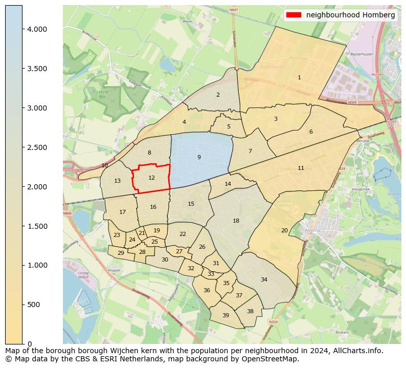 Image of the neighbourhood Homberg at the map. This image is used as introduction to this page. This page shows a lot of information about the population in the neighbourhood Homberg (such as the distribution by age groups of the residents, the composition of households, whether inhabitants are natives or Dutch with an immigration background, data about the houses (numbers, types, price development, use, type of property, ...) and more (car ownership, energy consumption, ...) based on open data from the Dutch Central Bureau of Statistics and various other sources!