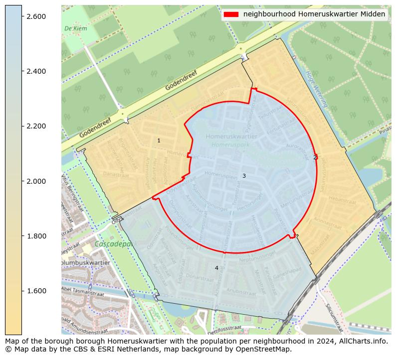 Image of the neighbourhood Homeruskwartier Midden at the map. This image is used as introduction to this page. This page shows a lot of information about the population in the neighbourhood Homeruskwartier Midden (such as the distribution by age groups of the residents, the composition of households, whether inhabitants are natives or Dutch with an immigration background, data about the houses (numbers, types, price development, use, type of property, ...) and more (car ownership, energy consumption, ...) based on open data from the Dutch Central Bureau of Statistics and various other sources!