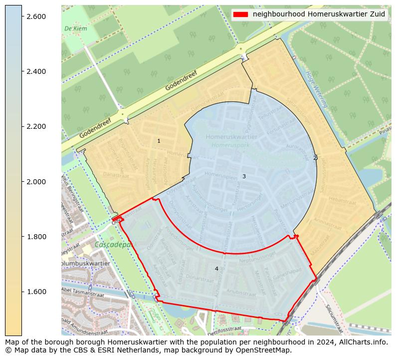 Image of the neighbourhood Homeruskwartier Zuid at the map. This image is used as introduction to this page. This page shows a lot of information about the population in the neighbourhood Homeruskwartier Zuid (such as the distribution by age groups of the residents, the composition of households, whether inhabitants are natives or Dutch with an immigration background, data about the houses (numbers, types, price development, use, type of property, ...) and more (car ownership, energy consumption, ...) based on open data from the Dutch Central Bureau of Statistics and various other sources!