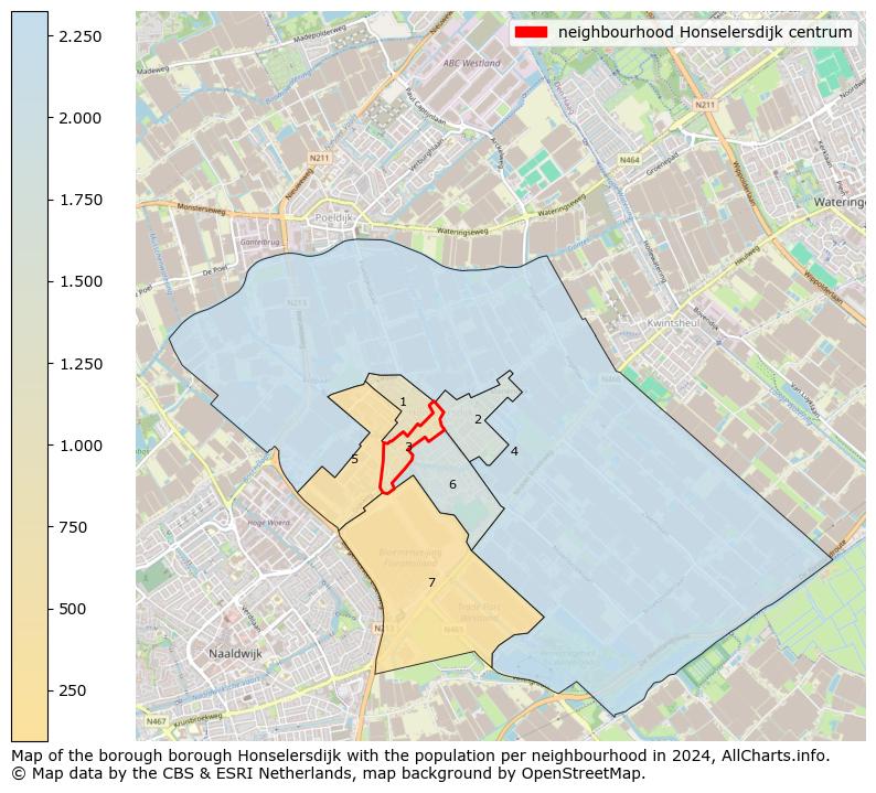 Image of the neighbourhood Honselersdijk centrum at the map. This image is used as introduction to this page. This page shows a lot of information about the population in the neighbourhood Honselersdijk centrum (such as the distribution by age groups of the residents, the composition of households, whether inhabitants are natives or Dutch with an immigration background, data about the houses (numbers, types, price development, use, type of property, ...) and more (car ownership, energy consumption, ...) based on open data from the Dutch Central Bureau of Statistics and various other sources!