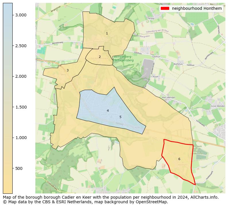 Image of the neighbourhood Honthem at the map. This image is used as introduction to this page. This page shows a lot of information about the population in the neighbourhood Honthem (such as the distribution by age groups of the residents, the composition of households, whether inhabitants are natives or Dutch with an immigration background, data about the houses (numbers, types, price development, use, type of property, ...) and more (car ownership, energy consumption, ...) based on open data from the Dutch Central Bureau of Statistics and various other sources!