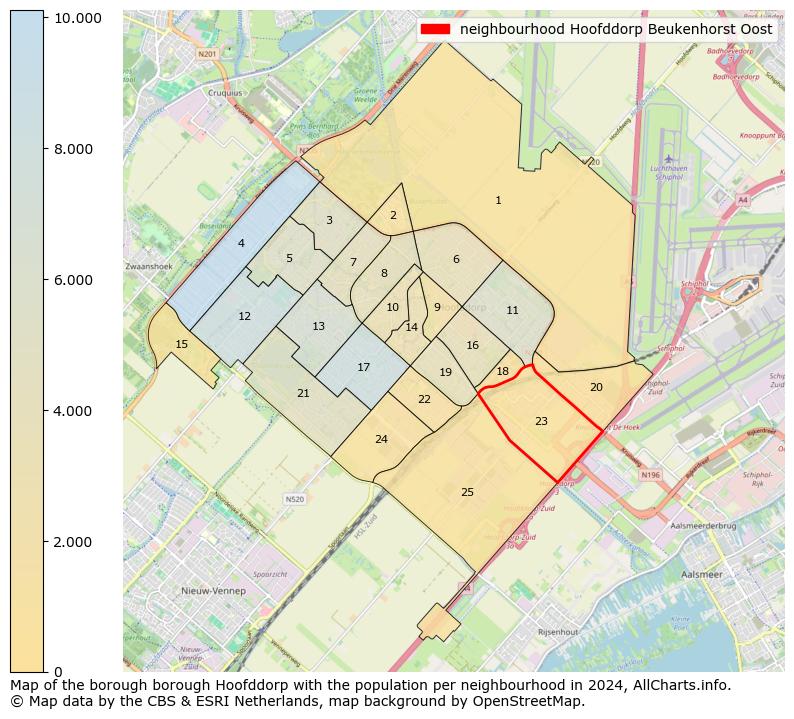 Image of the neighbourhood Hoofddorp Beukenhorst Oost at the map. This image is used as introduction to this page. This page shows a lot of information about the population in the neighbourhood Hoofddorp Beukenhorst Oost (such as the distribution by age groups of the residents, the composition of households, whether inhabitants are natives or Dutch with an immigration background, data about the houses (numbers, types, price development, use, type of property, ...) and more (car ownership, energy consumption, ...) based on open data from the Dutch Central Bureau of Statistics and various other sources!