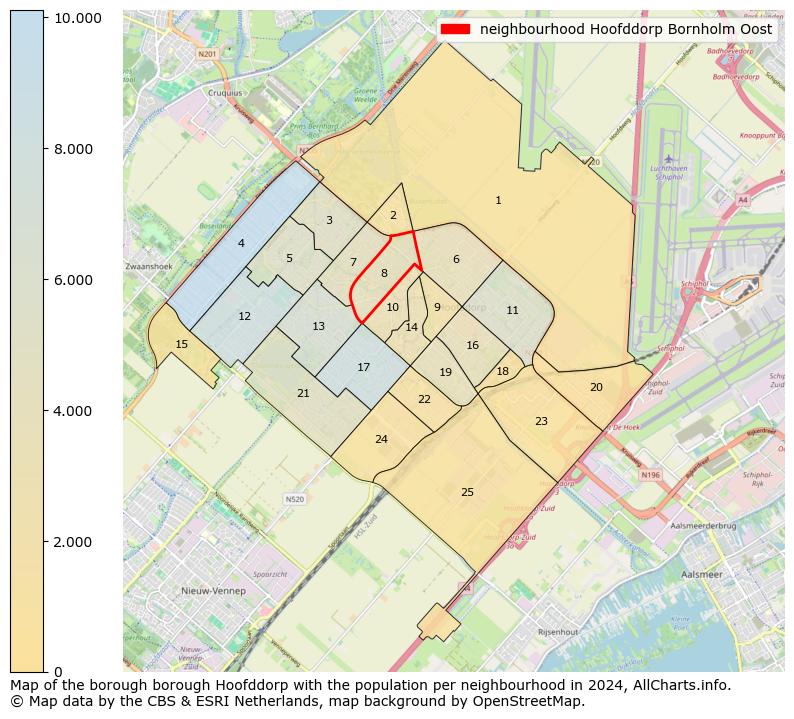 Image of the neighbourhood Hoofddorp Bornholm Oost at the map. This image is used as introduction to this page. This page shows a lot of information about the population in the neighbourhood Hoofddorp Bornholm Oost (such as the distribution by age groups of the residents, the composition of households, whether inhabitants are natives or Dutch with an immigration background, data about the houses (numbers, types, price development, use, type of property, ...) and more (car ownership, energy consumption, ...) based on open data from the Dutch Central Bureau of Statistics and various other sources!