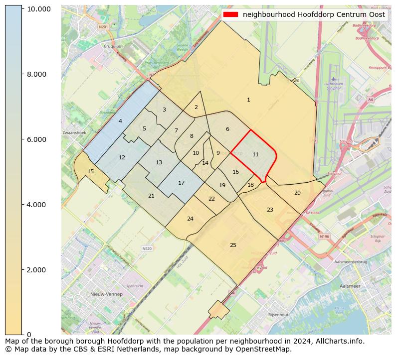 Image of the neighbourhood Hoofddorp Centrum Oost at the map. This image is used as introduction to this page. This page shows a lot of information about the population in the neighbourhood Hoofddorp Centrum Oost (such as the distribution by age groups of the residents, the composition of households, whether inhabitants are natives or Dutch with an immigration background, data about the houses (numbers, types, price development, use, type of property, ...) and more (car ownership, energy consumption, ...) based on open data from the Dutch Central Bureau of Statistics and various other sources!