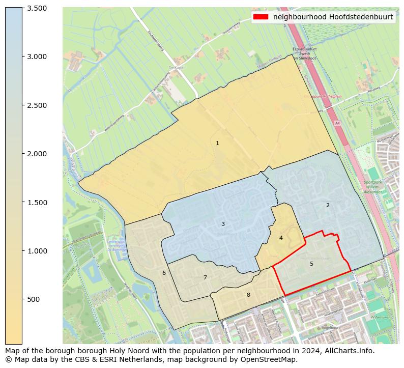 Image of the neighbourhood Hoofdstedenbuurt at the map. This image is used as introduction to this page. This page shows a lot of information about the population in the neighbourhood Hoofdstedenbuurt (such as the distribution by age groups of the residents, the composition of households, whether inhabitants are natives or Dutch with an immigration background, data about the houses (numbers, types, price development, use, type of property, ...) and more (car ownership, energy consumption, ...) based on open data from the Dutch Central Bureau of Statistics and various other sources!