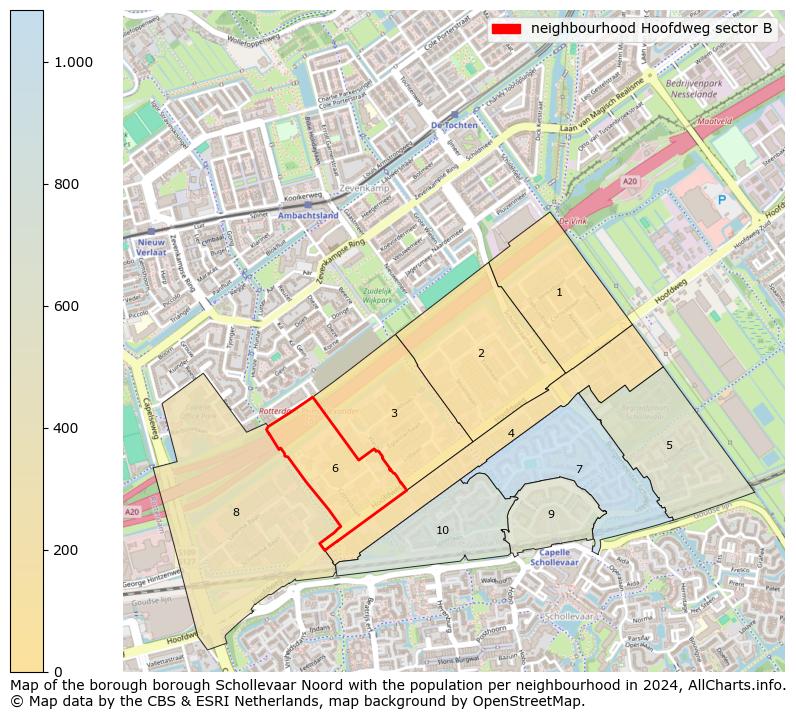 Image of the neighbourhood Hoofdweg sector B at the map. This image is used as introduction to this page. This page shows a lot of information about the population in the neighbourhood Hoofdweg sector B (such as the distribution by age groups of the residents, the composition of households, whether inhabitants are natives or Dutch with an immigration background, data about the houses (numbers, types, price development, use, type of property, ...) and more (car ownership, energy consumption, ...) based on open data from the Dutch Central Bureau of Statistics and various other sources!