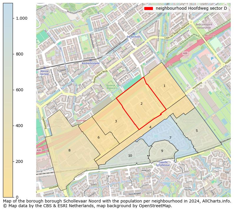 Image of the neighbourhood Hoofdweg sector D at the map. This image is used as introduction to this page. This page shows a lot of information about the population in the neighbourhood Hoofdweg sector D (such as the distribution by age groups of the residents, the composition of households, whether inhabitants are natives or Dutch with an immigration background, data about the houses (numbers, types, price development, use, type of property, ...) and more (car ownership, energy consumption, ...) based on open data from the Dutch Central Bureau of Statistics and various other sources!