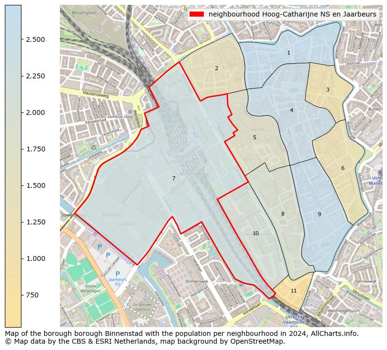 Image of the neighbourhood Hoog-Catharijne NS en Jaarbeurs at the map. This image is used as introduction to this page. This page shows a lot of information about the population in the neighbourhood Hoog-Catharijne NS en Jaarbeurs (such as the distribution by age groups of the residents, the composition of households, whether inhabitants are natives or Dutch with an immigration background, data about the houses (numbers, types, price development, use, type of property, ...) and more (car ownership, energy consumption, ...) based on open data from the Dutch Central Bureau of Statistics and various other sources!