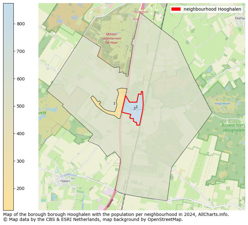 Image of the neighbourhood Hooghalen at the map. This image is used as introduction to this page. This page shows a lot of information about the population in the neighbourhood Hooghalen (such as the distribution by age groups of the residents, the composition of households, whether inhabitants are natives or Dutch with an immigration background, data about the houses (numbers, types, price development, use, type of property, ...) and more (car ownership, energy consumption, ...) based on open data from the Dutch Central Bureau of Statistics and various other sources!