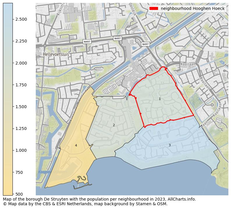 Map of the borough De Struyten with the population per neighbourhood in 2023. This page shows a lot of information about residents (such as the distribution by age groups, family composition, gender, native or Dutch with an immigration background, ...), homes (numbers, types, price development, use, type of property, ...) and more (car ownership, energy consumption, ...) based on open data from the Dutch Central Bureau of Statistics and various other sources!