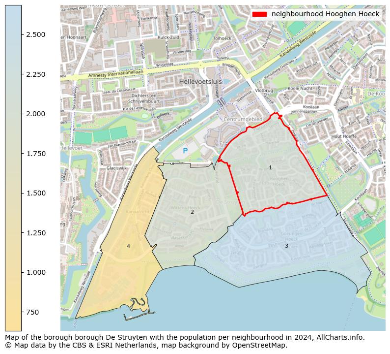 Image of the neighbourhood Hooghen Hoeck at the map. This image is used as introduction to this page. This page shows a lot of information about the population in the neighbourhood Hooghen Hoeck (such as the distribution by age groups of the residents, the composition of households, whether inhabitants are natives or Dutch with an immigration background, data about the houses (numbers, types, price development, use, type of property, ...) and more (car ownership, energy consumption, ...) based on open data from the Dutch Central Bureau of Statistics and various other sources!